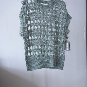 56.　PRIORITY /プライオリティ メッシュトップス （P52030SW）col.1グリーン