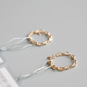 1002. K18 シェーヌ リング 14号