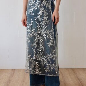 210. cafune /カフネ /ラップスカート(No.535624)silver