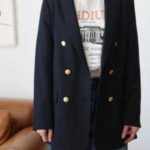 240. passione パシオーネ ブレザー(navy/black) (36422)