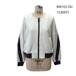 【予約】ayane /アヤン ボンバーブルゾン オートミール 896103(11/末~12/初)