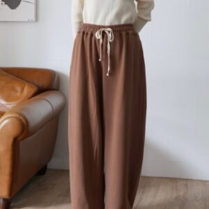 263. CLOCHE クロシェ / 裏起毛イージーパンツ(camel/gray/black) (550-86562)