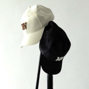 281.　MARGAUX VINTAGE / マルゴー  サテンMVキャップ (ivory/brown,black/off)（MG CP-25126-A）