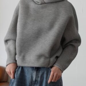 284. passione パシオーネ ボンディングパーカー(gray/charcoal) (46907)