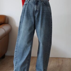 287. passione パシオーネ カーブデニムパンツ (46609)