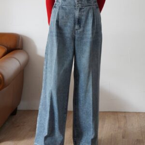 288. passione パシオーネ ワイドデニムパンツ (46610)