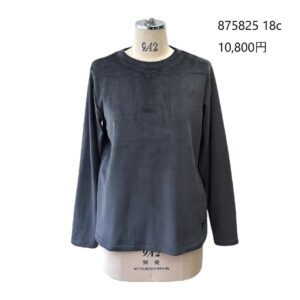 291. ayane /アヤン ストレッチベロアあったかインナー (チャコール、ブラック)(875825)