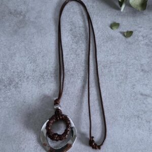 302. ayane /アヤン ボヘミアンリングネックレス(シルバー)(275827)