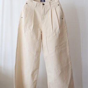 L'ours Polaire et Bleu(ルスポレイル&ブルー) IVORYデニムワイドパンツ